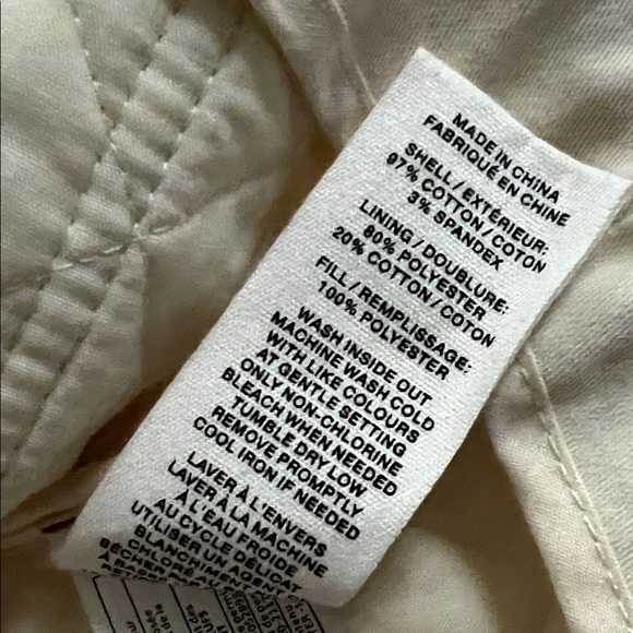 Avec Les Filles Quilted Cream Jacket with Ruffle Details - Picture 7 of 7